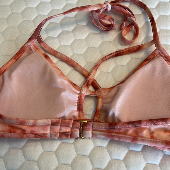Xhilaration coral tie dye bikini top - Picture 5 of 5